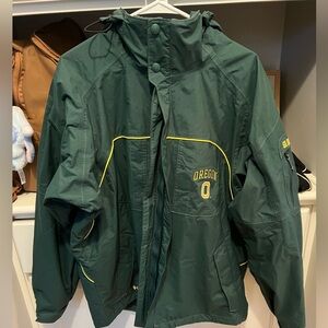 Oregon Ducks Vintage double zipper columbia jacket